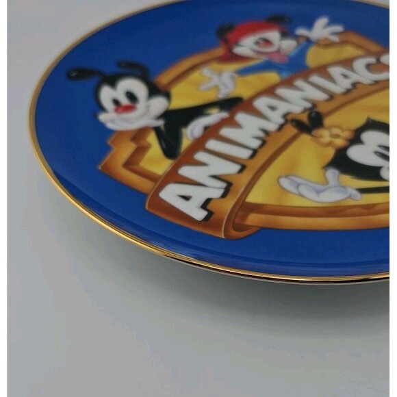1994 ANIMANIACS Wakko Yakko Dot Warner Bros. Limited Edition Plate 004/2500 - Picture 10 of 10